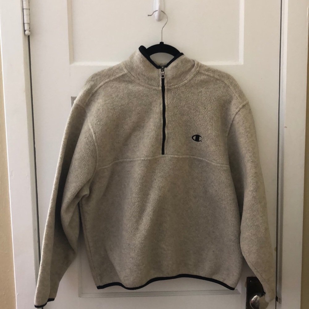 Quarter Zip Champion Crew Neck